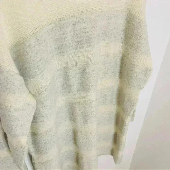 Something Navy Metallic Striped Sweater Dress Alpaca Blend Size XL - Picture 6 of 8